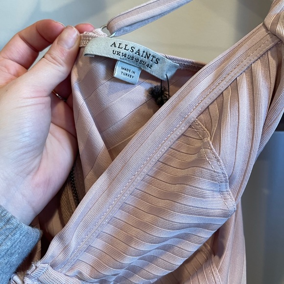 NWT AllSaints SZ 10 Blush Yuni Bodysuit! - Picture 3 of 12